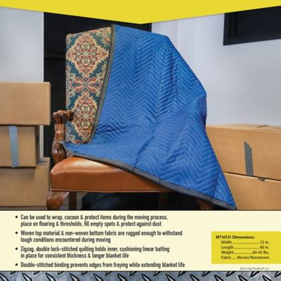 Image showing  72 in. x 80 in. Economy-Plus Multi-Purpose Blankets, 12-Pack