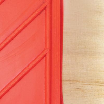 Image showing  800 lb. Capacity Wood 4-Wheel Dolly, Rubber-Cap Style