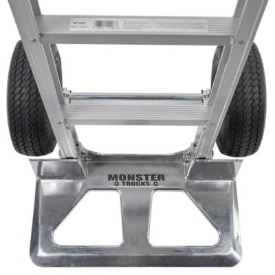 Image showing  660 lb. Capacity 2-Wheel SUPER MAXX Aluminum Hand Truck with Foam Rubber Tires and Pin Handle