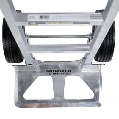 Image showing  660 lb. Capacity 2-Wheel SUPER MAXX II Aluminum Hand Truck with Foam Rubber Tires and Loop Handle