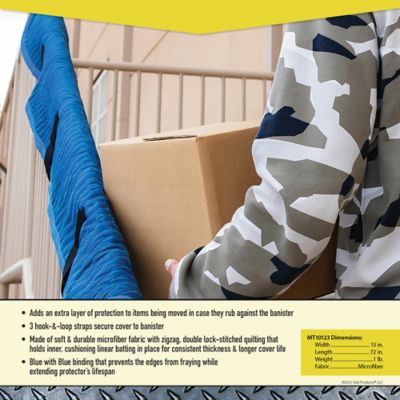 Image showing  13 in. x 72 in. Padded Banister Cover