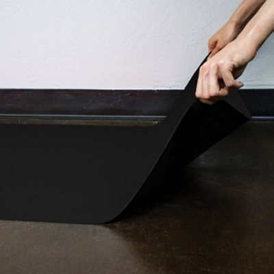 Image showing  27 in. x 20 ft. Floor Runner, Black