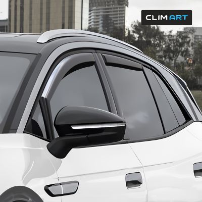 Image showing  In-Channel Window Deflectors for Volkswagen ID.4 21-on SUVs, Extra Durable