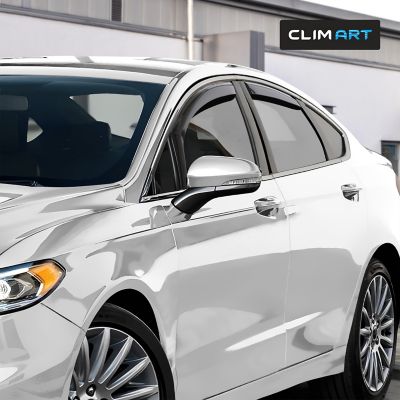Image showing  In-Channel Window Deflectors for Ford Fusion 13-20 Sedans, Extra Durable