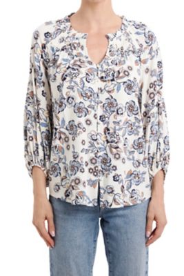Image showing  Women's Printed Button Front Blouse