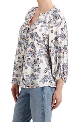 Image showing  Women's Printed Button Front Blouse