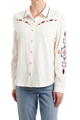 Vintage Threads Women's Western Shirt With Embroidery