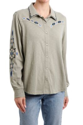 Vintage Threads Women's Western Shirt With Embroidery at