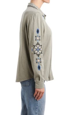 Image showing  Women's Western Shirt With Embroidery