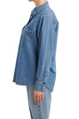 Image showing 3 th Vintage Threads Women's Denim Western Shirt