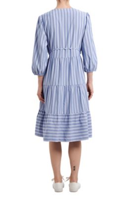 Image showing  Women's Long Sleeve Tiered Dress
