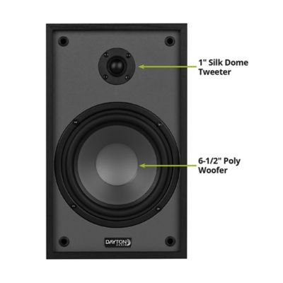 Image showing  Classic B65 Bookshelf/Surround Speaker Set with 6-1/2 in. Woofers, 2 ct.