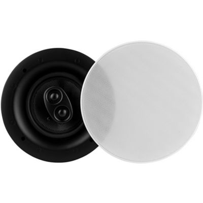 Dayton Audio Micro-Edge ME652C 2-Channel Stereo In-Ceiling Speaker with 6-1/2 in. Woofer and Dual Tweeters