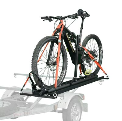 Image showing  MicroSport LowBed 4 E-Bike Trailer Package, Pack of 4 E-Bike Racks, Kick Stand, Spare Tire