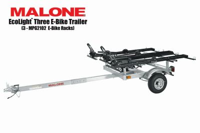 Malone EcoLight 3 E-Bike Trailer Package, Pack of 3 - MPG2102 E-Bike Racks