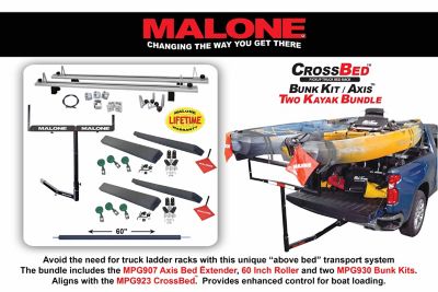 Image showing  2-Kayak Rack Bundle with CrossBed, Bunk Kit and Axis