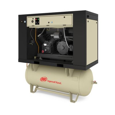 Image showing 7 th Ingersoll Rand 5 hp 80 gal. 2-Stage Air Compressor Package, 175 PSI, 460V, 3-Phase