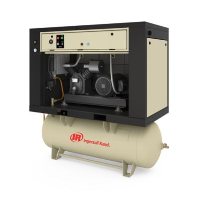 Image showing 7 th Ingersoll Rand 7.5 hp 80 gal. 2-Stage Air Compressor Package, 175 PSI, 460V, 3-Phase