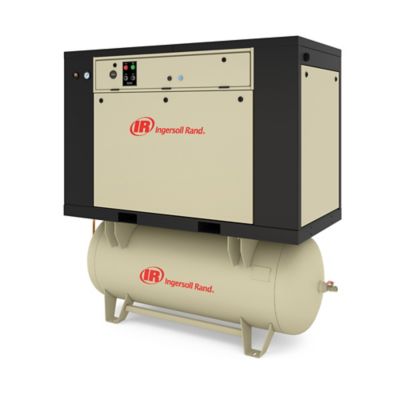 Image showing  15 hp 120 gal. 2-Stage Air Compressor Package, 175 PSI, 460V, 3-Phase