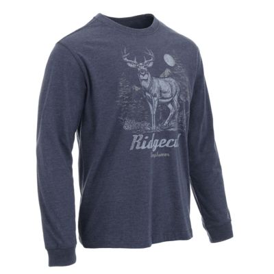 Image showing  Men's Standing Deer Long-Sleeve T-Shirt