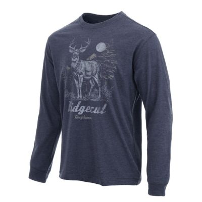 Image showing  Men's Standing Deer Long-Sleeve T-Shirt