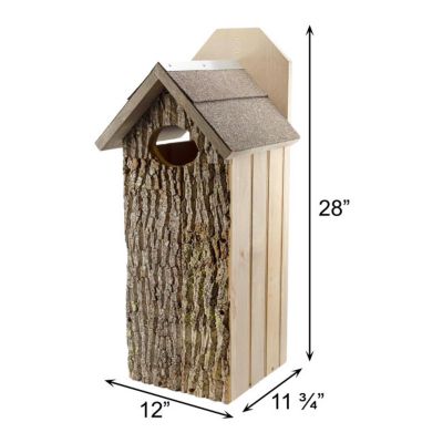 Image showing  Bark Clad Wood Duck House