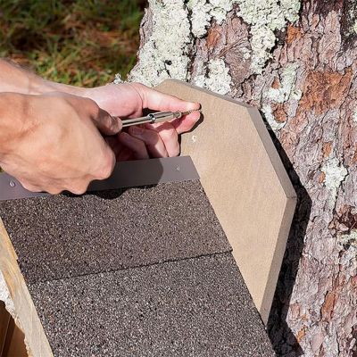 Image showing  Bark Clad Wood Duck House
