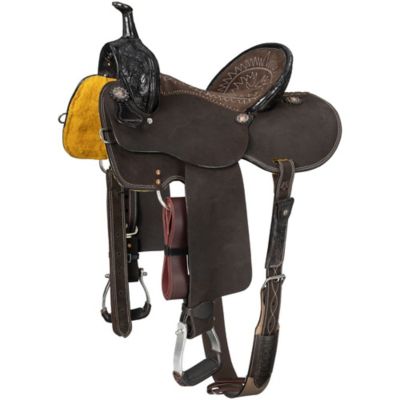 Image showing  Youth Booker Roughout Barrel Saddle