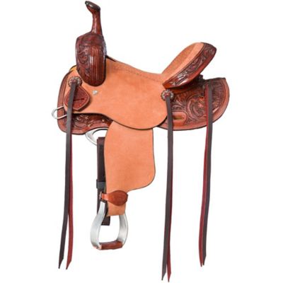 Tough1 Youth Bell Rock Barrel Saddle