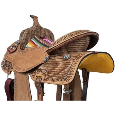 Image showing  Serape Barrel Saddle