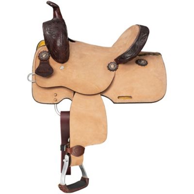 Image showing 0 th Tough1 Youth Brooks Barrel Saddle