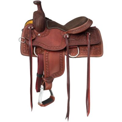Tough1 Youth Split Rail Ranch Saddle