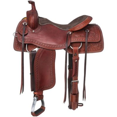 Image showing 0 th Tough1 Split Rail Ranch Saddle