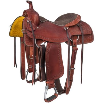 Image showing 1 th Tough1 Split Rail Ranch Saddle