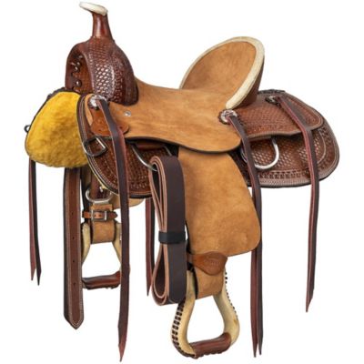 Image showing  Youth Bodie Hard Seat Ranch Saddle