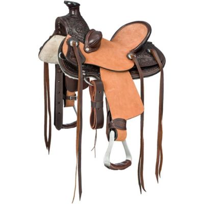 Image showing  Youth Lone Oak Wade Saddle