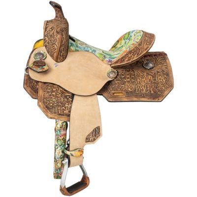 Tough1 Youth Cactus Barrel Saddle