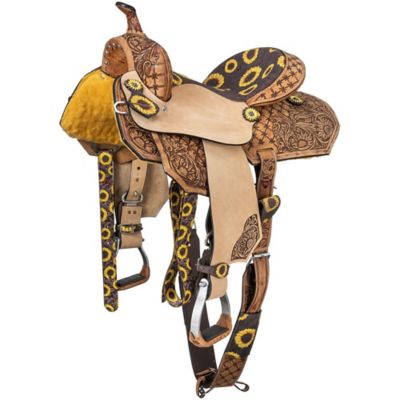 Image showing  Sunflower Barrel Saddle