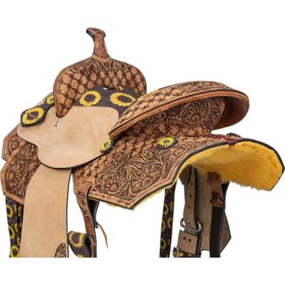 Image showing  Sunflower Barrel Saddle
