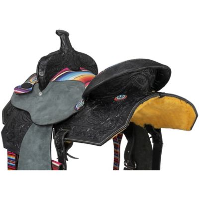 Image showing  Serape Print Barrel Saddle