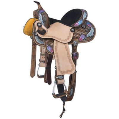 Image showing 1 th Tough1 Delilah Barrel Saddle