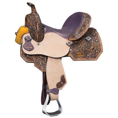 Image showing  Youth Sweet Pea Barrel Saddle