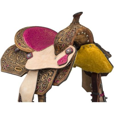 Image showing  Youth Azalea Barrel Saddle