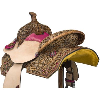 Image showing  Youth Azalea Barrel Saddle