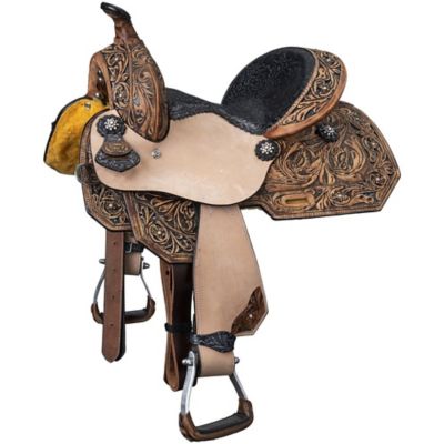 Image showing  Youth Onyx Barrel Saddle