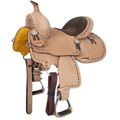 Image showing  Youth Brushy Creek Barrel Saddle