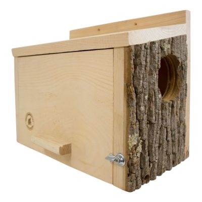 Image showing  Bark Clad Squirrel Nesting Box