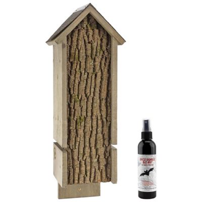 Image showing  Triple Chamber Rocket Box Bat House with Spray