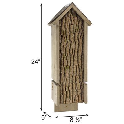 Image showing  Triple Chamber Rocket Box Bat House with Spray