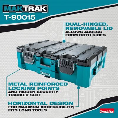 Image showing  31.57 in. x 22.24 in. x 9.91 in. MAKTRAK Large Tool Box